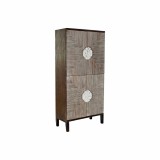 Dulap DKD Home Decor MB-179372 Maro &icirc;nchis Maro Deschis Brad Lemn MDF 86 x 41 x 181 cm