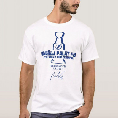 Tampa Bay Lightning tricou de bărbați Stanley Cup Champion 2021 - white - L foto