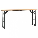 Cumpara ieftin Masa pliabila pentru bere 170x50x75/105 cm, lemn masiv de brad