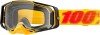 Ochelari moto 100% Armega Ultra HD portocaliu-negru cu lentila, 100%