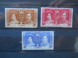 1937 SERIE COLONII BRITANICE GAMBIA, Nestampilat