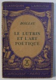LE LUTRIN ET L ' ART POETIQUE par BOILEAU , 1935