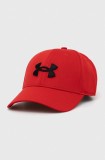 Under Armour sapca Blitzing culoarea rosu, cu imprimeu, 1376701