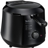 Friteuza Minicompact Principio FF230831, 1000 W, 0.6 kg, 1.2 l, termostat reglabil, negru, Tefal