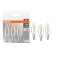 Set 3 becuri LED Osram Base Filament B40, E14, 4W (40W), 470 lm
