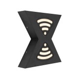 Aplica LED de Exterior Retelis, 12W, Metal, Negru ModernLight Concept
