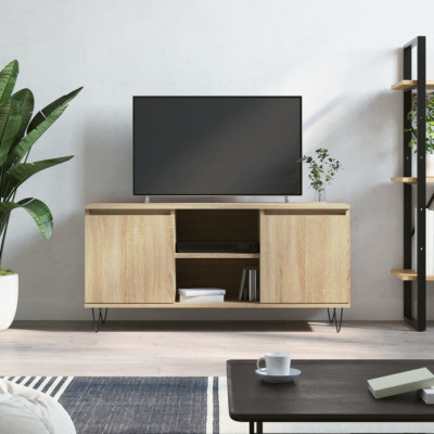 Comodă TV, stejar sonoma, 104x35x50 cm, lemn compozit foto