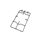 Grătar pentru plită FRANKE 1330042035 133.0042.035 Original