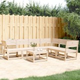 Gossi set canapea de gradina, 6 piese, lemn masiv de pin