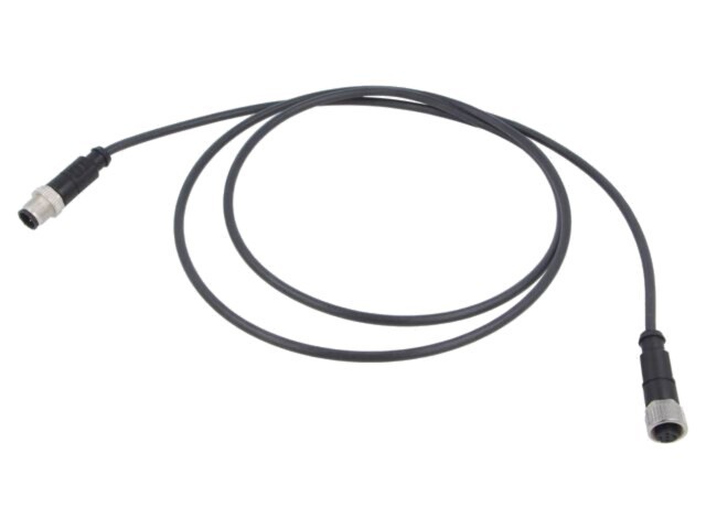 Cablu HARTING 5 pini PUR 1,5m pentru senzori și automatizări cu conector M12
