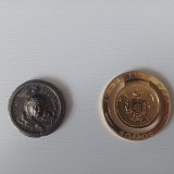 Pachet jeton PIF Soldat mongol si jeton/pensa bancnote &bdquo;Bonne F&ecirc;te Papa&rdquo;, 1970/1971