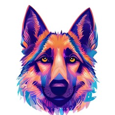 Sticker decorativ Caine, Multicolor, 78 cm, 7631ST foto