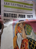 Les Lettres francaises nr.1412/decembrie1971, Matisse pour 1972