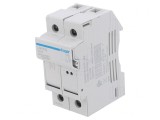 Separator cu Fuzibil 10x38mm pentru Șină DIN 32A 690V 2 Poli