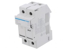 Separator cu Fuzibil 10x38mm pentru Șină DIN 32A 690V 2 Poli