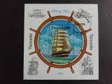 Tanzania 1994 - Corăbii cu p&acirc;nze / Nave maritime (Sailing Ships), coliță obliterată -A583