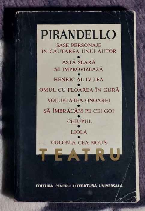 Teatru - Pirandello