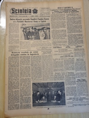 scanteia 30 octombrie 1956-art. curtea de arges,craiova,steagul rosu brasov foto
