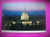 HOPCT 8107 NOCTURNA CAPITOLIUL- WASHINGTON DC -SUA-AMERICA DE NORD -NECIRCULAT-PATRIOT A, Necirculata, Printata