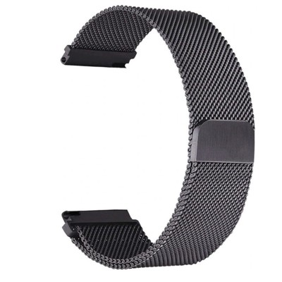 Curea tip Milanese Loop, compatibila Huawei Fit Honor S1, black foto