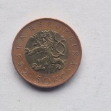 Rep Cehia 50 Korun 2019 coroane km # 1 bicolor Praga podul Charles Catedrala St. Vitus