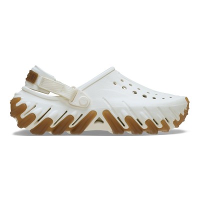 Saboti Crocs Echo Gum RO Clog Alb - Chalk foto