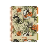 Caiet cu Spirala si Separatoare Strigo Pads Project Book TROPICAL B5, Matematica