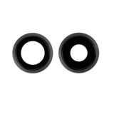 Geam Camera iPhone 11 cu Suport si Lentila, Negru - Inlocuire Camera Spate