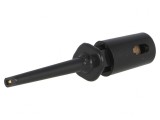 Clips de măsurare cu c&acirc;rlig 40mm 0,3A 60VDC negru