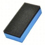 Cumpara ieftin Aplicator detailing tip cub pentru acoperiri ceramice si ceara, 6,7 x 2,7 x 1,2 cm, burete cu strat din spuma fina, albastru negru