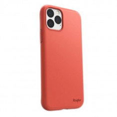Husa iPhone 11 Pro Max, Ringke Air S, Ultra-Slim, Coral, Rosu foto