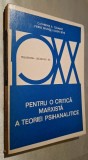 Pentru o critica marxista a teoriei psihanalitice - Catherine Clement, Pierre Bruno, Lucien Seve, 1975, Editura Didactica si Pedagogica