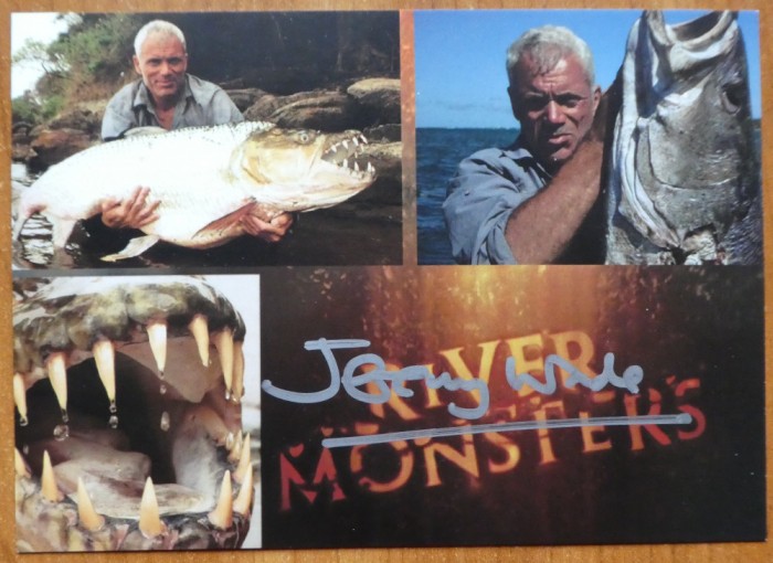 Autograf Jeremy Wade, creatorul emisiunii de pescuit River monsters, Discovery