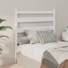VidaXL Tăblie de pat, alb, 106x4x100 cm, lemn masiv de pin 818406