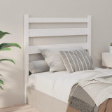 Tablie de pat, alb, 106x4x100 cm, lemn masiv de pin GartenMobel Dekor, vidaXL
