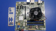 Placa de baza second hand PC HP Elite 7300 MT 657002-001 Socket 1155 Cooler si shield I / 0 incluse foto