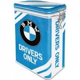 Cutie metalica cu capac etans - BMW Drivers Only, Nostalgic Art Merchandising