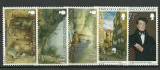 Guernsey 1980 - Craciun, picturi, arta, serie neuzata