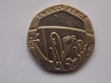 20 PENCE 2016 GBR