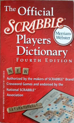 THE OFFICIAL SCRABBLE. PLAYERS DICTIONARY-NECUNOSCUT foto