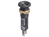 Lampă LED Control Verde 48VDC &Oslash;8mm IP40 Plastic