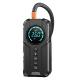 Cumpara ieftin Redresor auto 4 in 1, compresor de aer portabil, negru, capacitate baterie 8400mAh, curent maxim 1000A, Oem