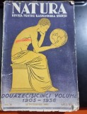 Numărul jubiliar &bdquo;Natura - Revistă pentru răsp&acirc;ndirea științei&rdquo; (Anul XXV, No. 10, 15 Decembrie 1936)