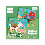 Puzzle magnetic Scratch, Ferma