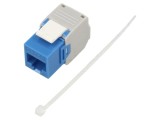 Modul RJ45 Cat 6a Albastru Goobay 90688 pentru Cablu 8p8c -20&divide;85&deg;C