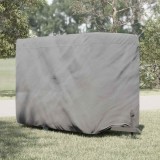 VidaXL Husă remorcă pentru cai gri 396x178x250 cm țesătură nețesă