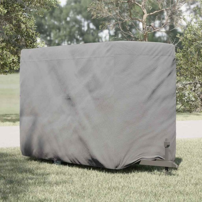 Gossi husa remorca pentru cai gri 376x168x240 cm tesatura netesa