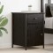 vidaXL Dulap de noapte cu sertar 2 pcs Stejar negru 40 x 42 x 60 cm