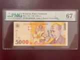 Romania 5000 lei 1998 pick 107a filigran mic grad 67 pmg