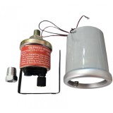 Manometru presiune ulei cu lumina 12V, 52 MM, OGLINDA